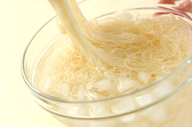 ゴーヤと肉みその素麺の作り方の手順5