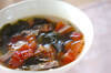 ワカメとトマトのスープの作り方の手順