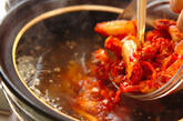 カキのキムチ鍋の作り方11