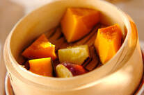 蒸しカボチャ＆サツマイモ