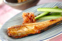 干物の梅おかか添え