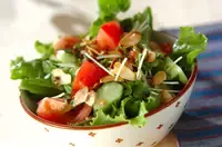 シンプルグリーンサラダ 副菜 レシピ 作り方 E レシピ 料理のプロが作る簡単レシピ