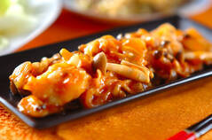 タラのチリソース