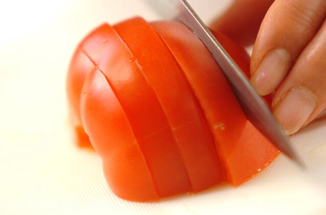 トマトのジャコサラダの作り方の手順3