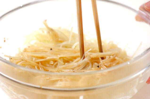 ポテトの卵とじの作り方の手順4