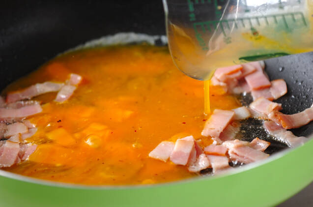 ポテトの卵とじの作り方の手順5