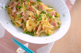 ポテトの卵とじ