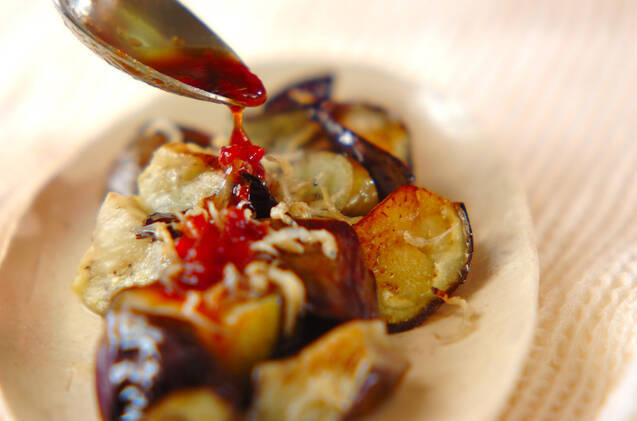 ナスとジャコの梅サラダの作り方の手順5