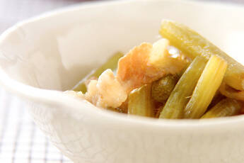 フキのきんぴら