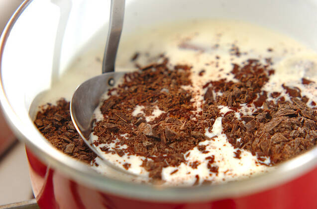 ママレードホットショコラの作り方の手順2