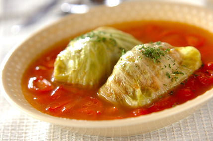 簡単基本ロールキャベツ レンジで煮込んでプロの味 by杉本 亜希子さん