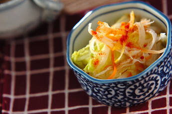 簡単白菜の浅漬け