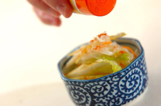 簡単白菜の浅漬けの作り方の手順8