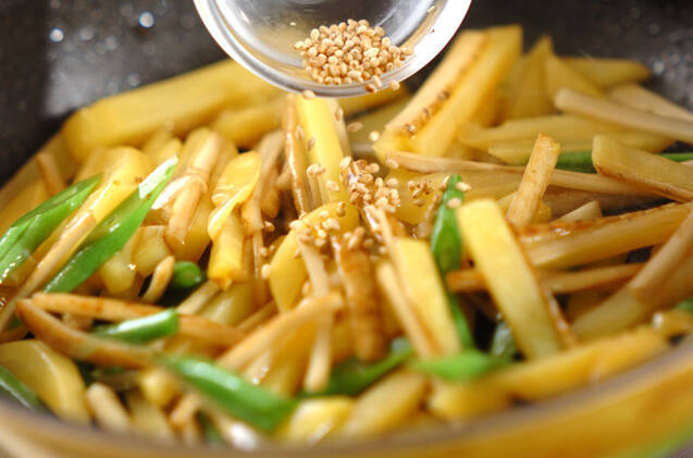 ジャガイモとゴボウのきんぴらの作り方の手順5