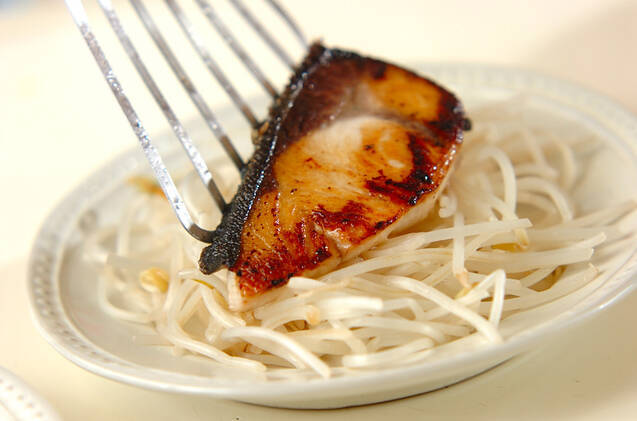 ブリ塩焼きの梅ダレがけの作り方の手順2