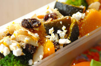 カボチャのナッツサラダ