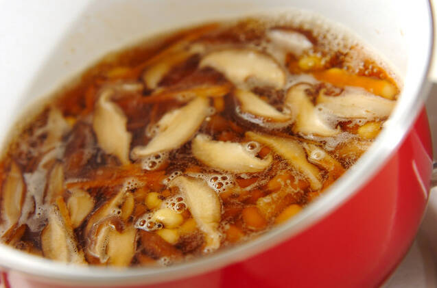 大豆の卵とじの作り方の手順5