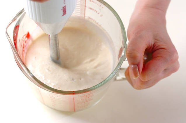 塩鮭の豆乳粕汁の作り方の手順1