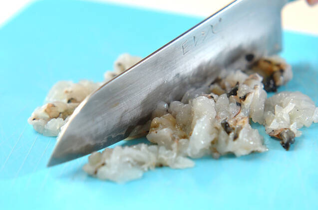 レンコンのはさみ揚げの作り方の手順2