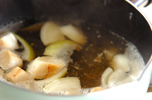 麩のかきたま汁の作り方の手順4