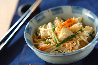 高野豆腐と玉ネギの卵とじ