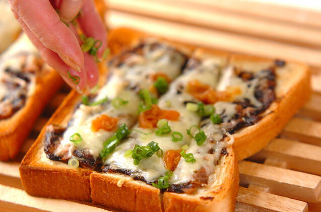 和風ピザトーストの作り方の手順3