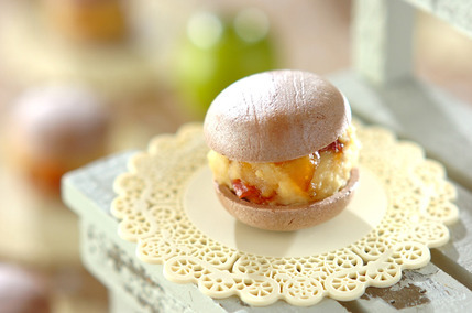 サツマイモとリンゴのシナモンもなか