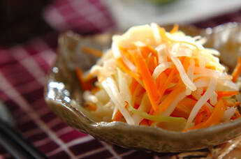 野菜のヘルシー甘酢和え