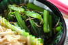 小松菜とジャコのポン酢和えの作り方の手順