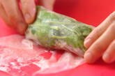 梅マヨソースのサラダ生春巻きの作り方3