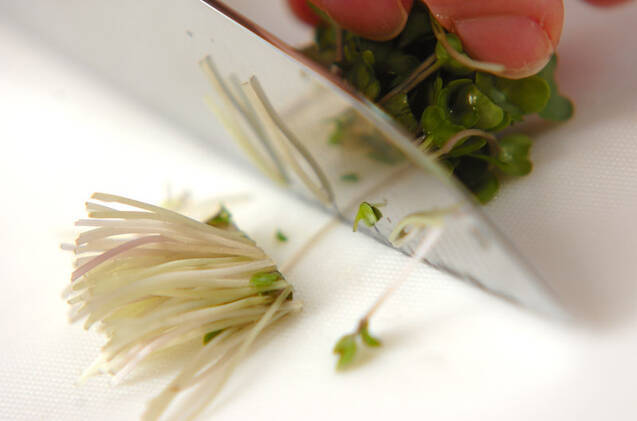 トマトともずくの和風サラダの作り方の手順2