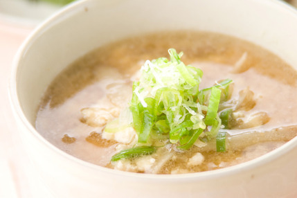 炒り豆腐のごまみそ汁