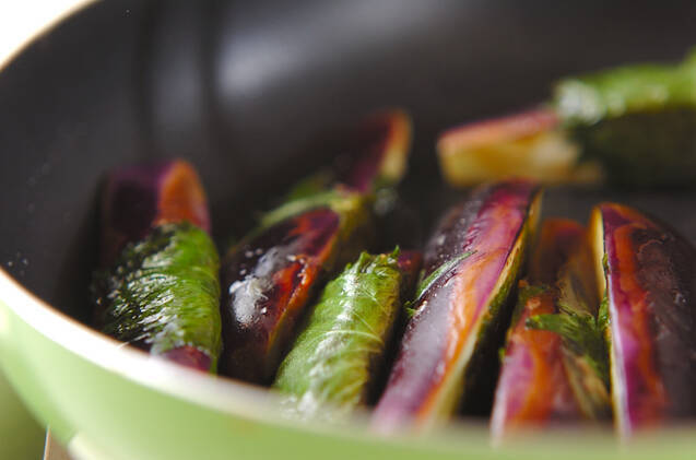 ナスのしそ巻きの作り方の手順5