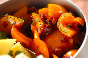 パプリカのバルサミコ蒸し