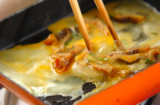 アナゴの卵焼きの作り方の手順2