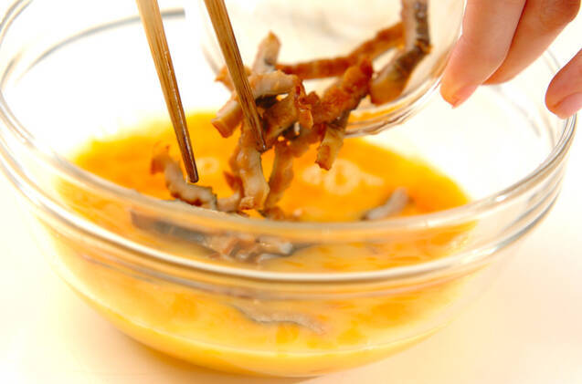 アナゴの卵焼きの作り方の手順1