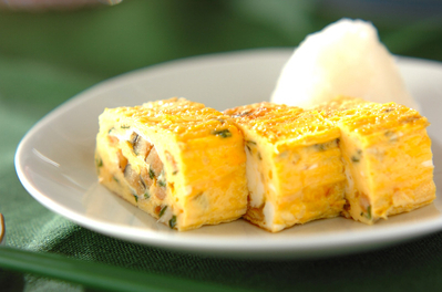 アナゴの卵焼き 副菜 レシピ 作り方 E レシピ 料理のプロが作る簡単レシピ
