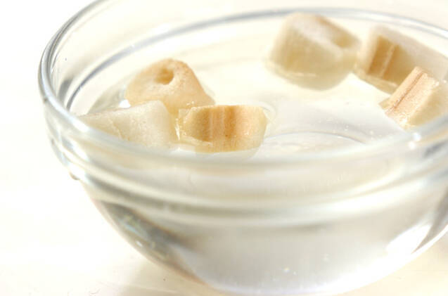 麩入り卵汁の作り方の手順1