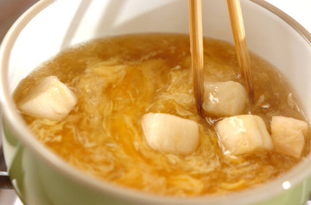麩入り卵汁の作り方の手順4