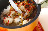 牛ゴボウ佃煮ご飯の作り方7