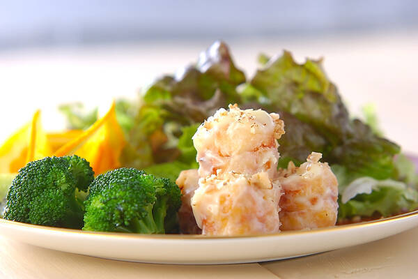 揚げシューマイのマヨソース