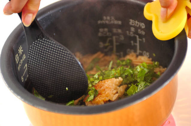 キノコ炊き込みご飯の作り方の手順7