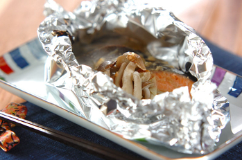 鮭の簡単ホイル焼き