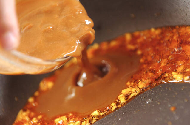 焼き豆腐のピリ辛みそ炒めの作り方の手順7