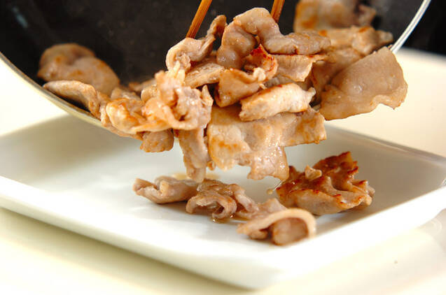 豚肉と大根のキムチ炒めの作り方の手順3