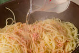 定番！タラコスパゲティの作り方3