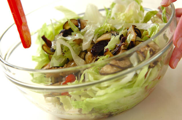 ナスのマスタードドレッシングサラダの作り方の手順5