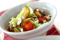 ナスのマスタードドレッシングサラダ