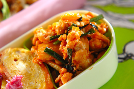 タケノコのピリ辛みそ炒め