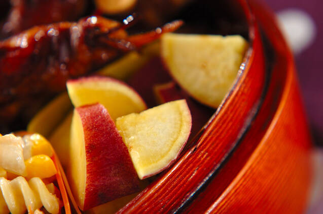 サツマイモのバター煮